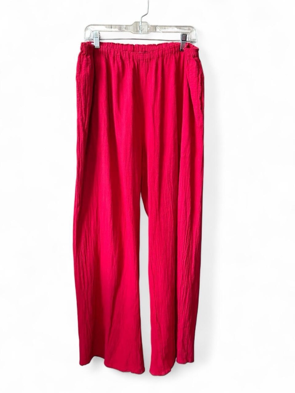 Oh My Gauze Wide-Leg Pull-On Pants